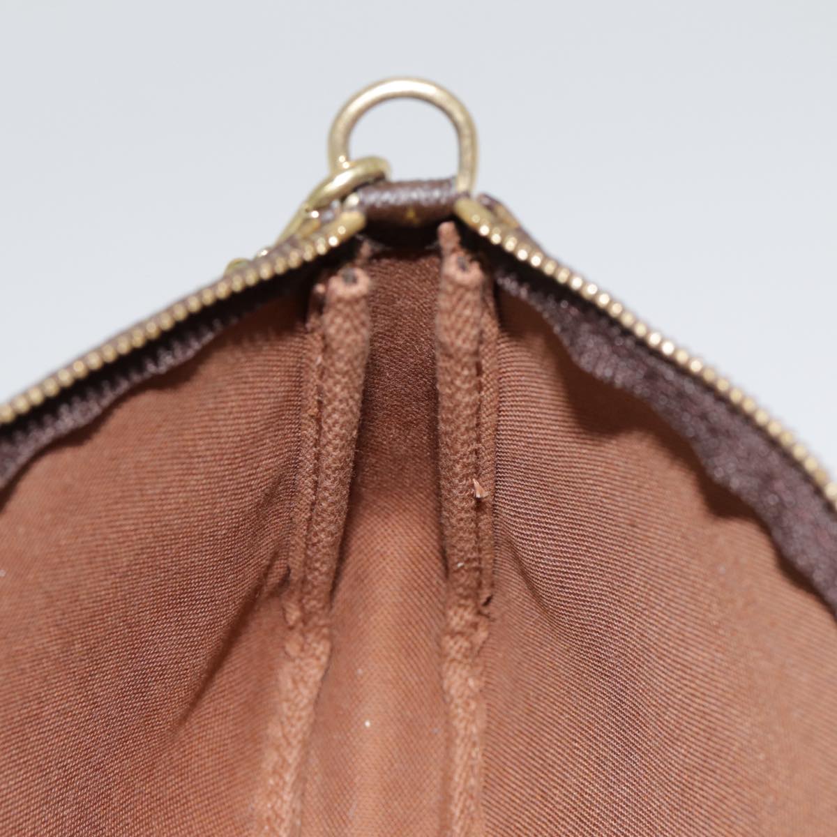 LOUIS VUITTON Monogram Pochette Accessoires Pouch M51980 LV yk14521