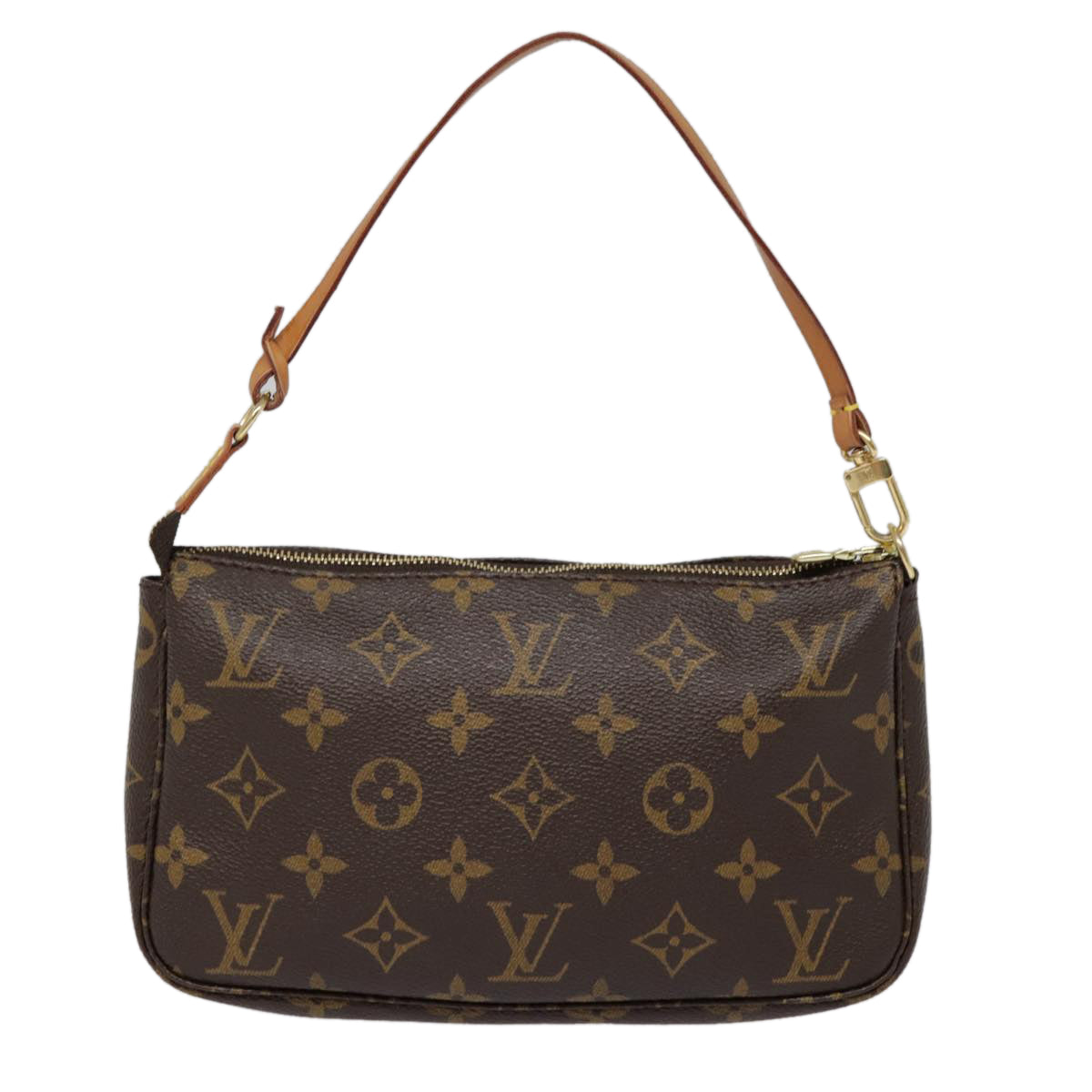 LOUIS VUITTON Monogram Pochette Accessoires Pouch M51980 LV yk14521