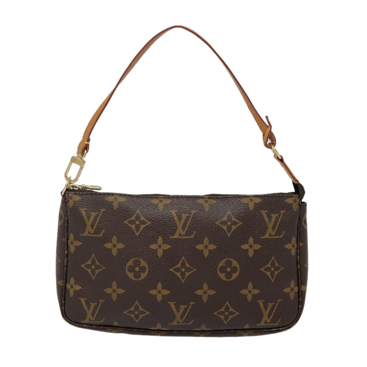 LOUIS VUITTON Monogram Pochette Accessoires Pouch M51980 LV yk14521