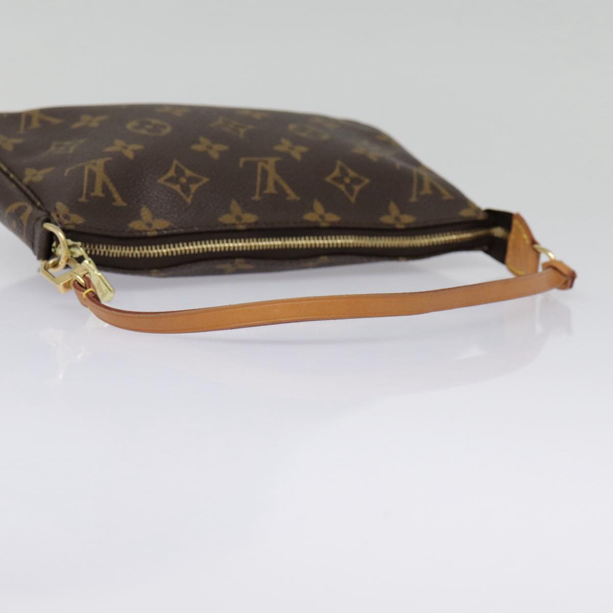 LOUIS VUITTON Monogram Pochette Accessoires Pouch M51980 LV yk14521