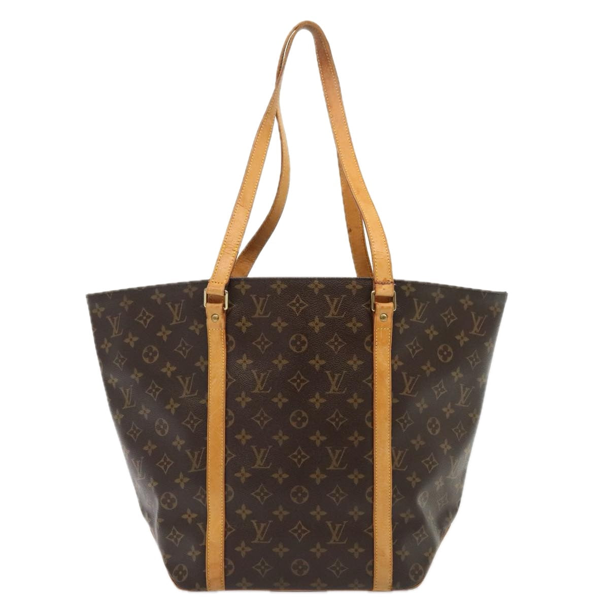 LOUIS VUITTON Monogram Sac Shopping Tote Bag M51108 LV yk14525