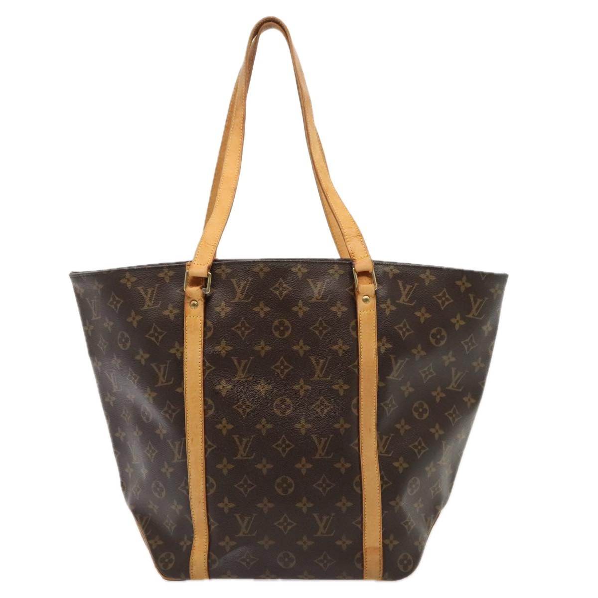 LOUIS VUITTON Monogram Sac Shopping Tote Bag M51108 LV yk14525