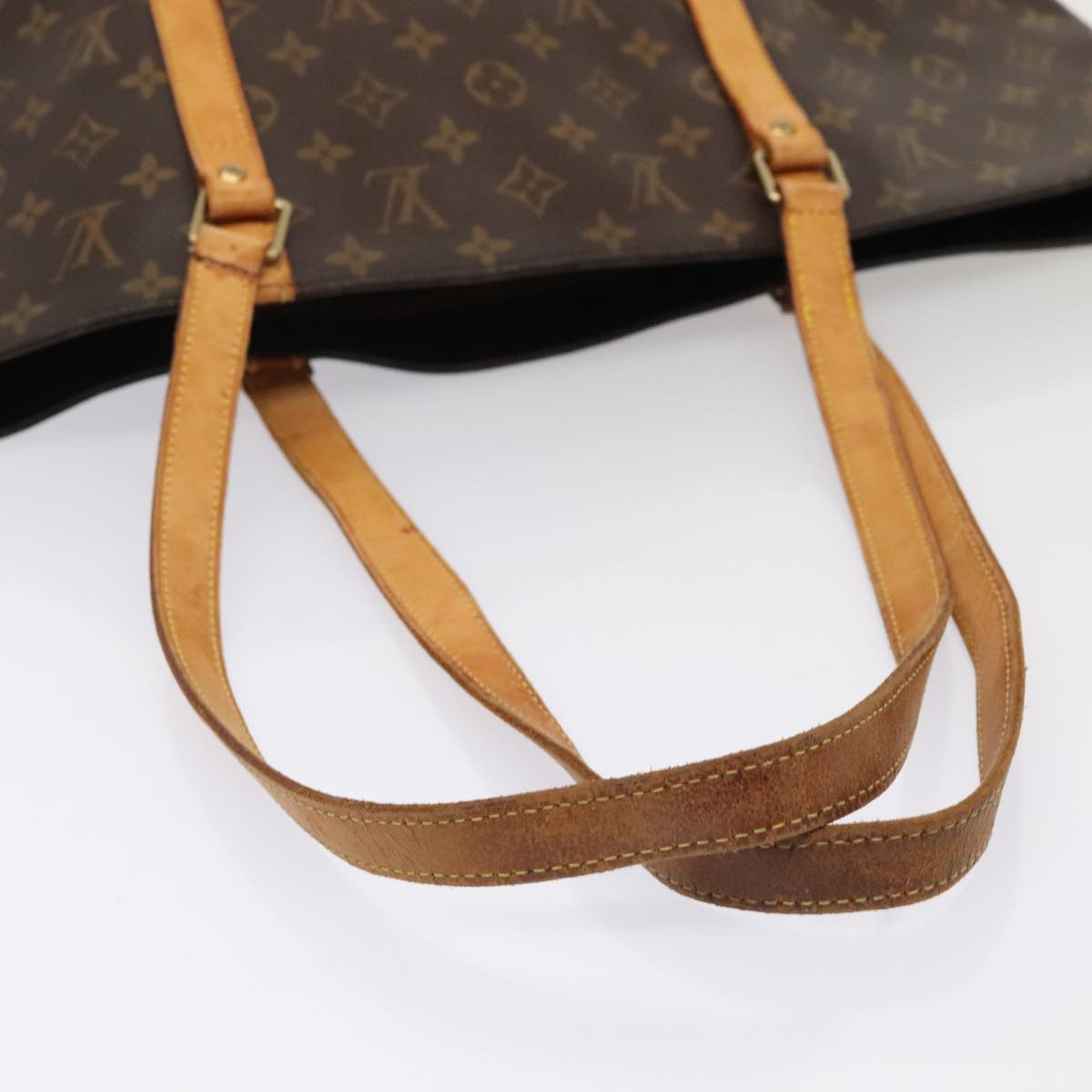 LOUIS VUITTON Monogram Sac Shopping Tote Bag M51108 LV yk14525