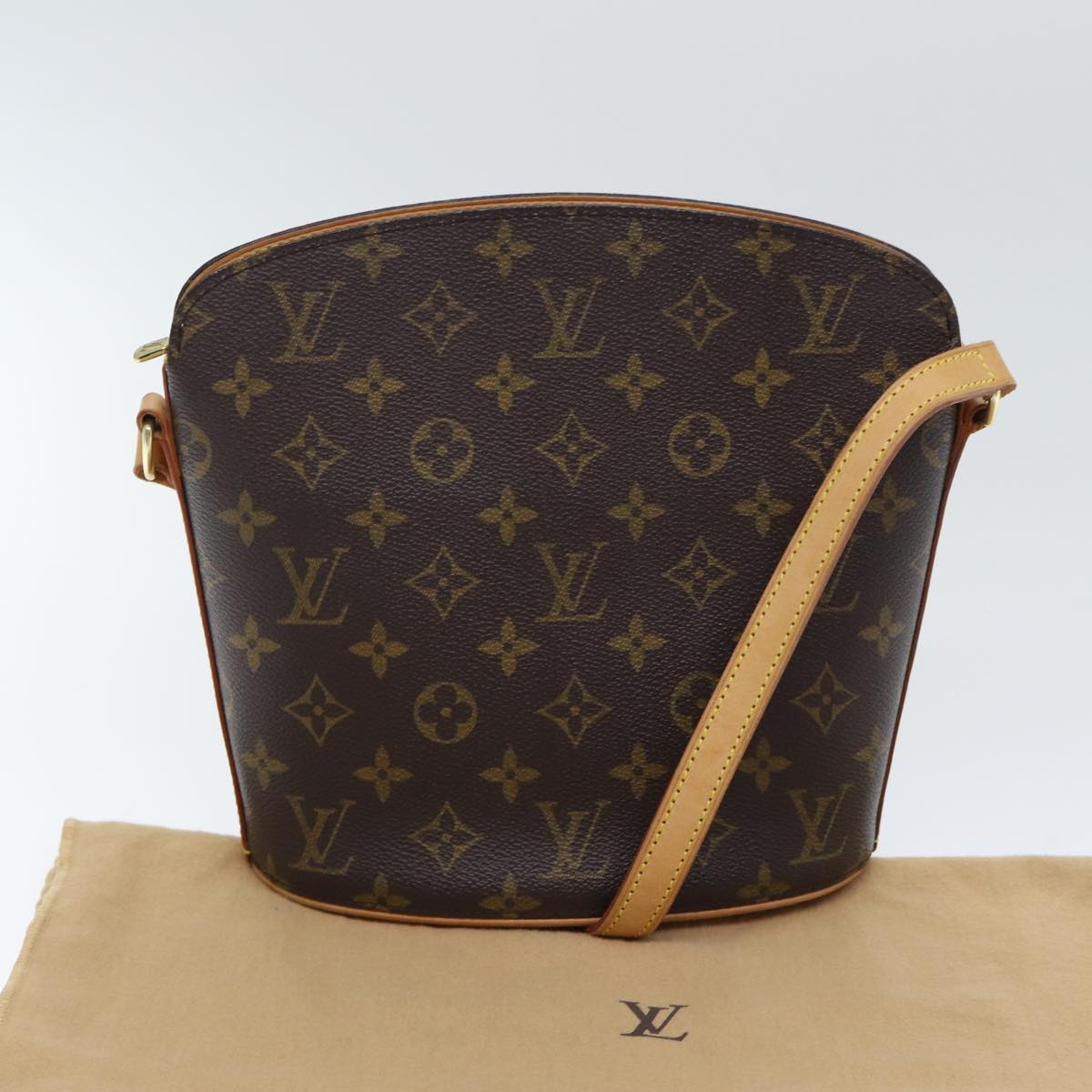 LOUIS VUITTON Monogram Drouot Shoulder Shoulder Bag M51290 LV yk14526