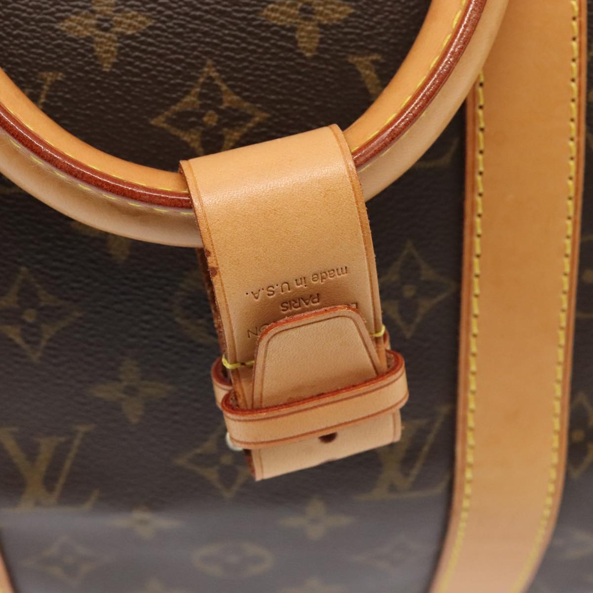 LOUIS VUITTON Monogram Keepall 50 Boston Bag M41426 LV yk14531