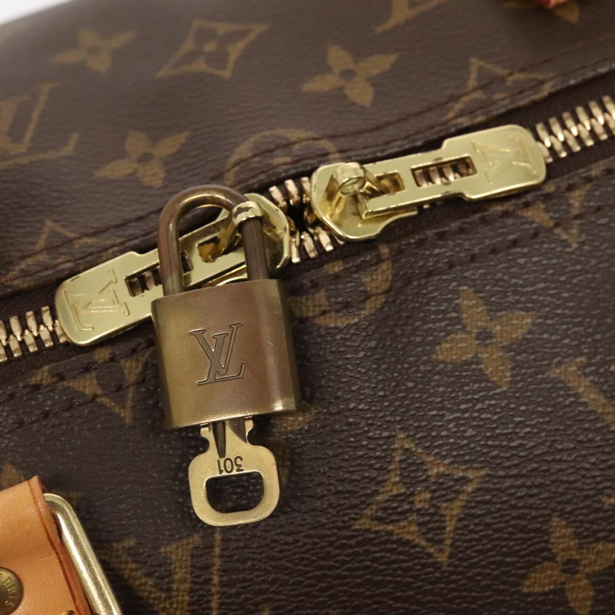LOUIS VUITTON Monogram Keepall 50 Boston Bag M41426 LV yk14531