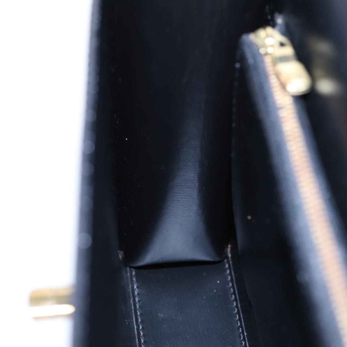 LOUIS VUITTON Epi Malesherbes Hand Bag Black M52372 LV yk14534