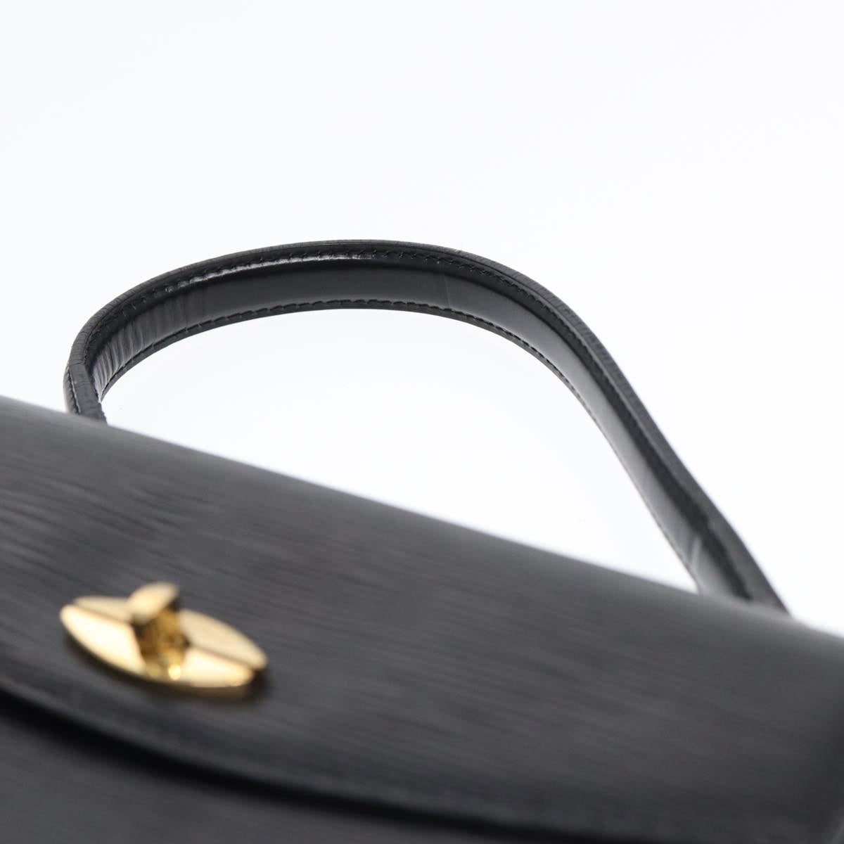 LOUIS VUITTON Epi Malesherbes Hand Bag Black M52372 LV yk14534