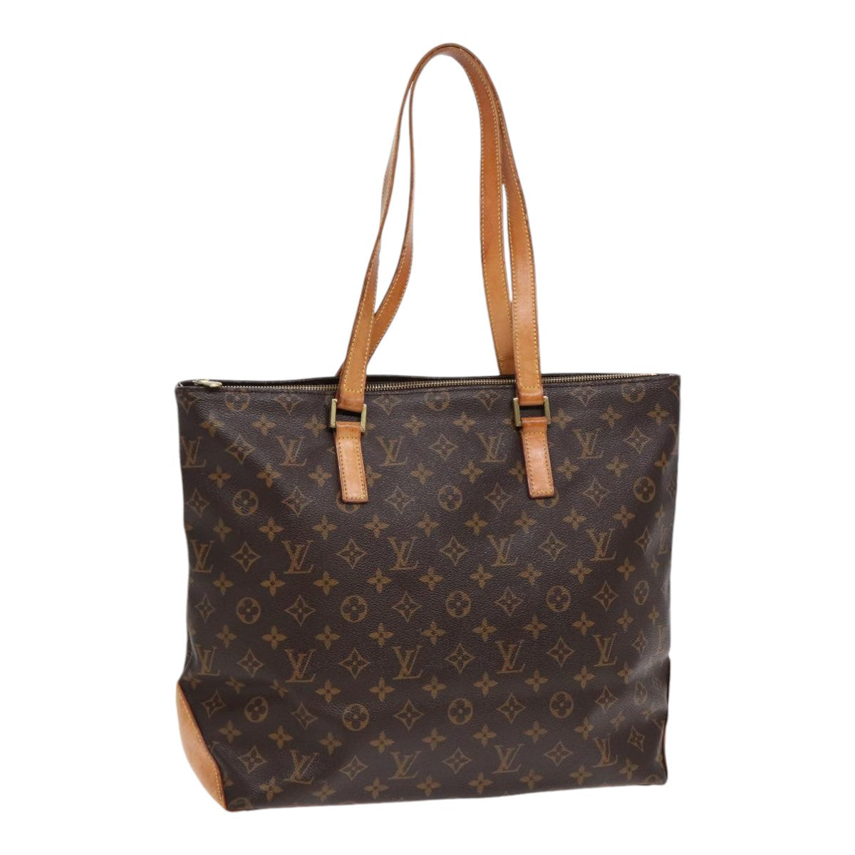 LOUIS VUITTON Monogram Cabas Mezzo Tote Bag M51151 LV yk14559