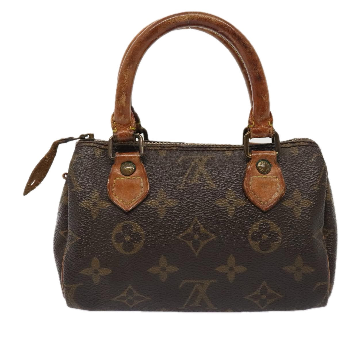 LOUIS VUITTON Monogram Mini Speedy Hand Bag Vintage M41534 LV yk14565