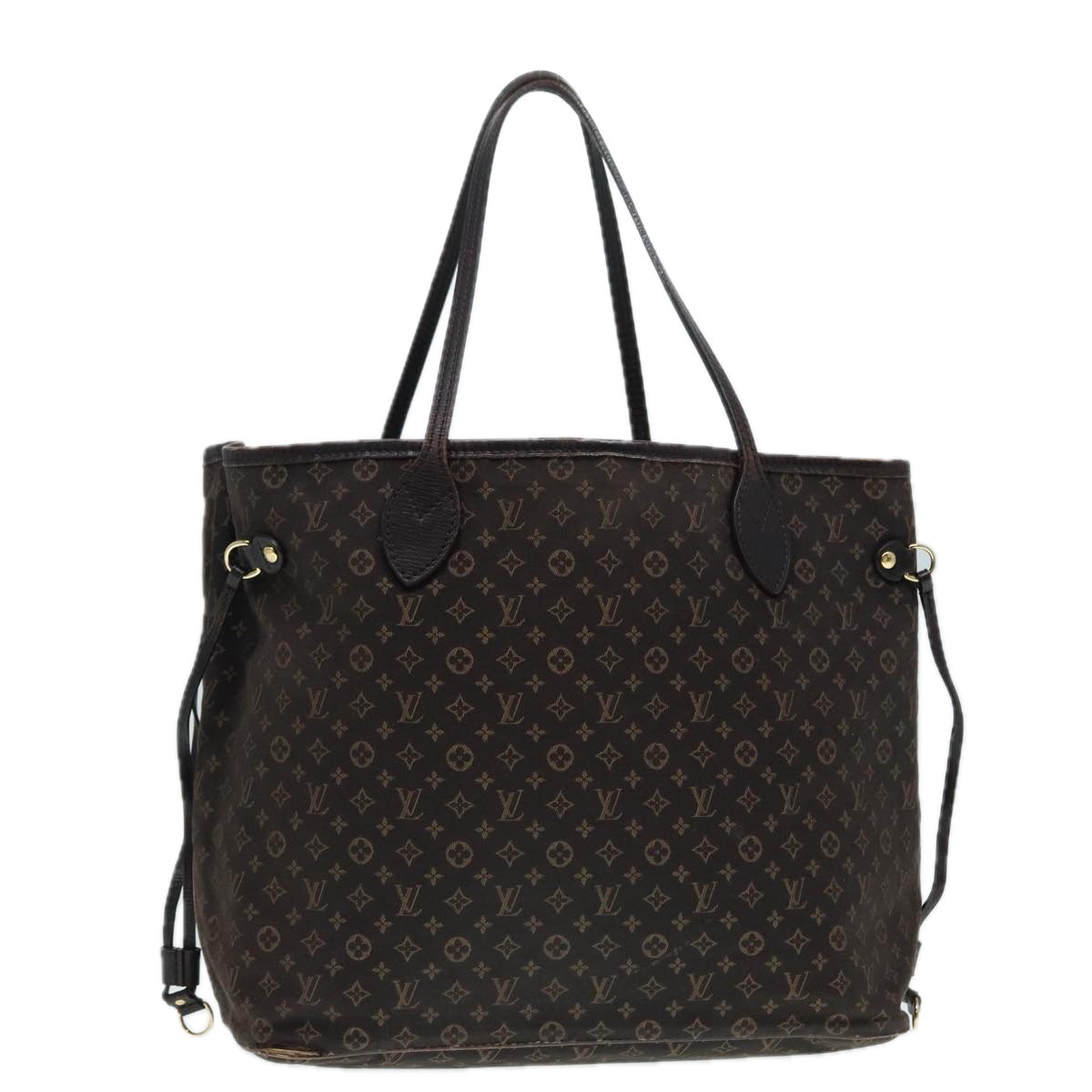 LOUIS VUITTON Monogram Idylle Neverfull MM Tote Bag Brown M40513 LV yk14576