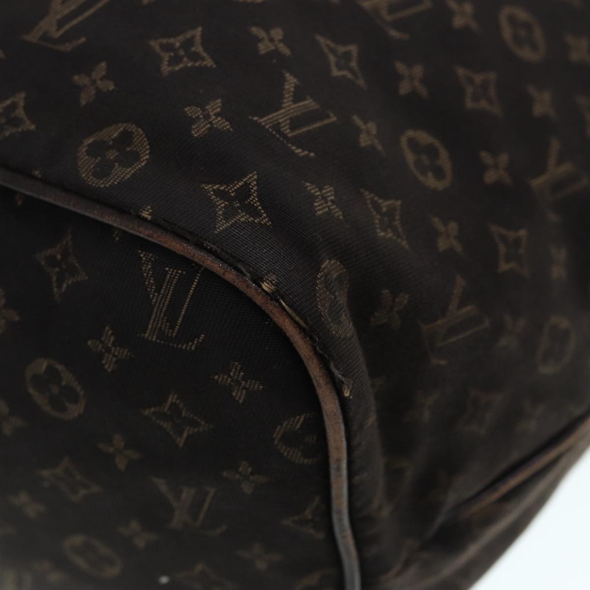 LOUIS VUITTON Monogram Idylle Neverfull MM Tote Bag Brown M40513 LV yk14576