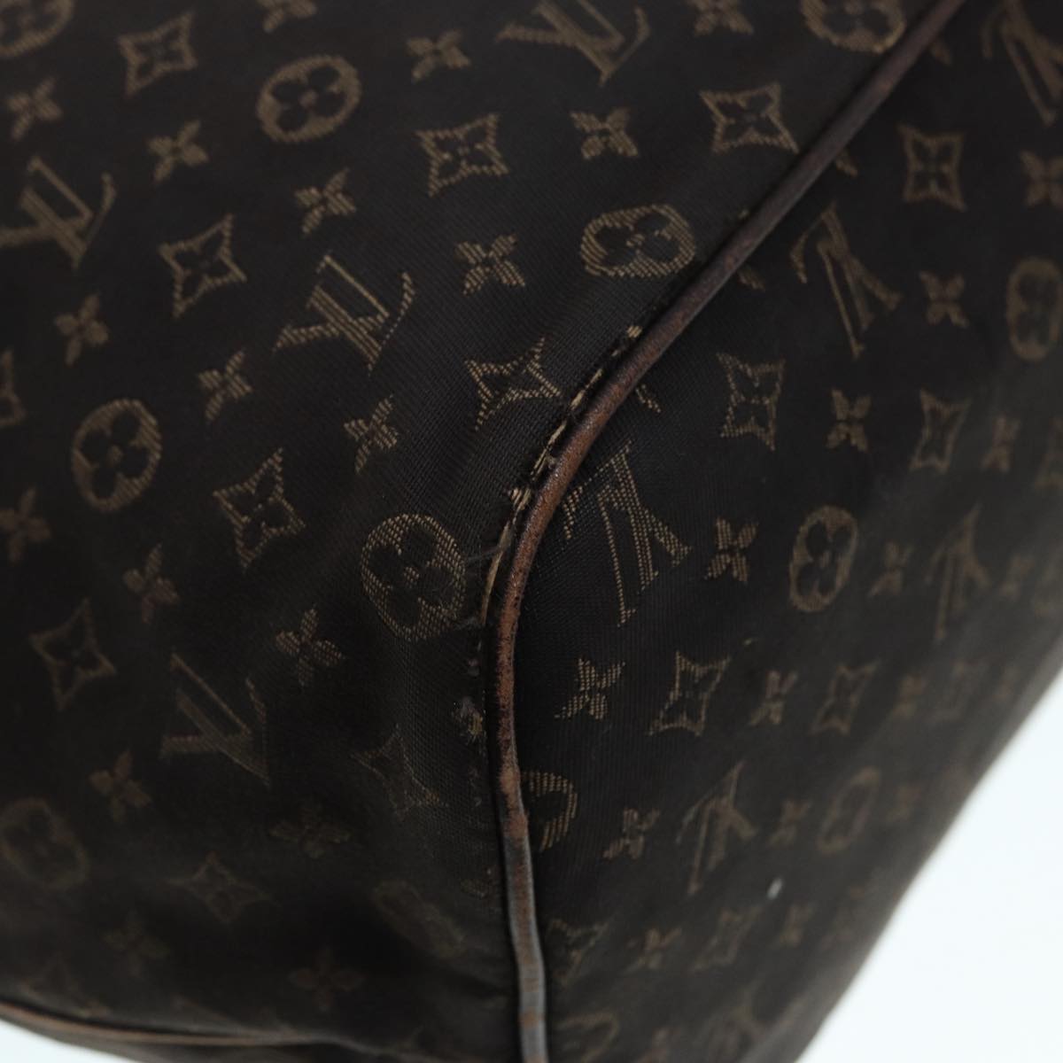 LOUIS VUITTON Monogram Idylle Neverfull MM Tote Bag Brown M40513 LV yk14576