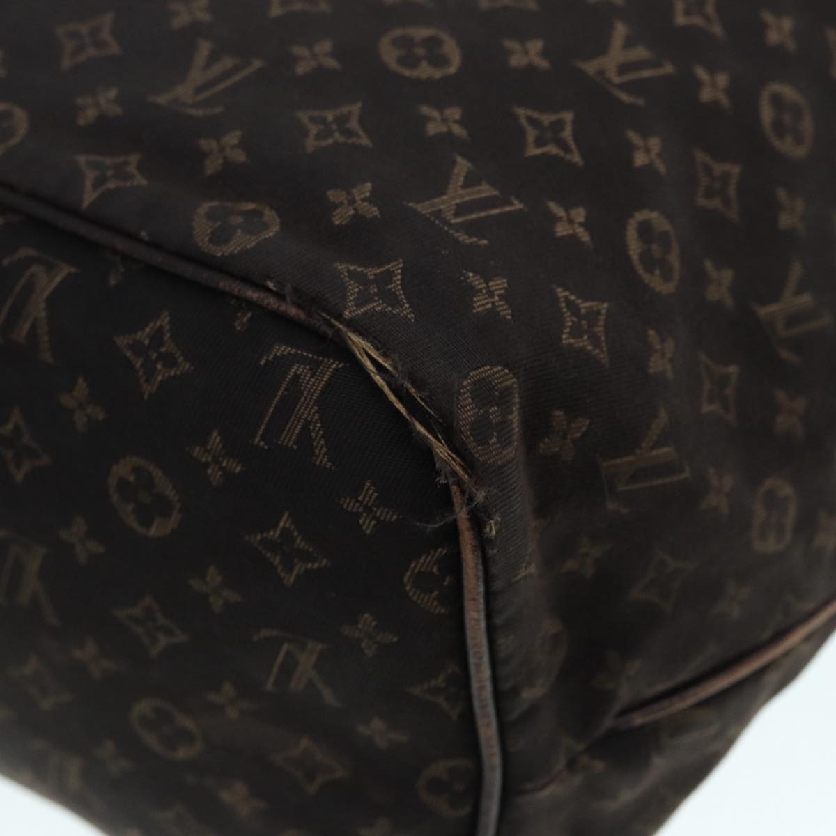 LOUIS VUITTON Monogram Idylle Neverfull MM Tote Bag Brown M40513 LV yk14576