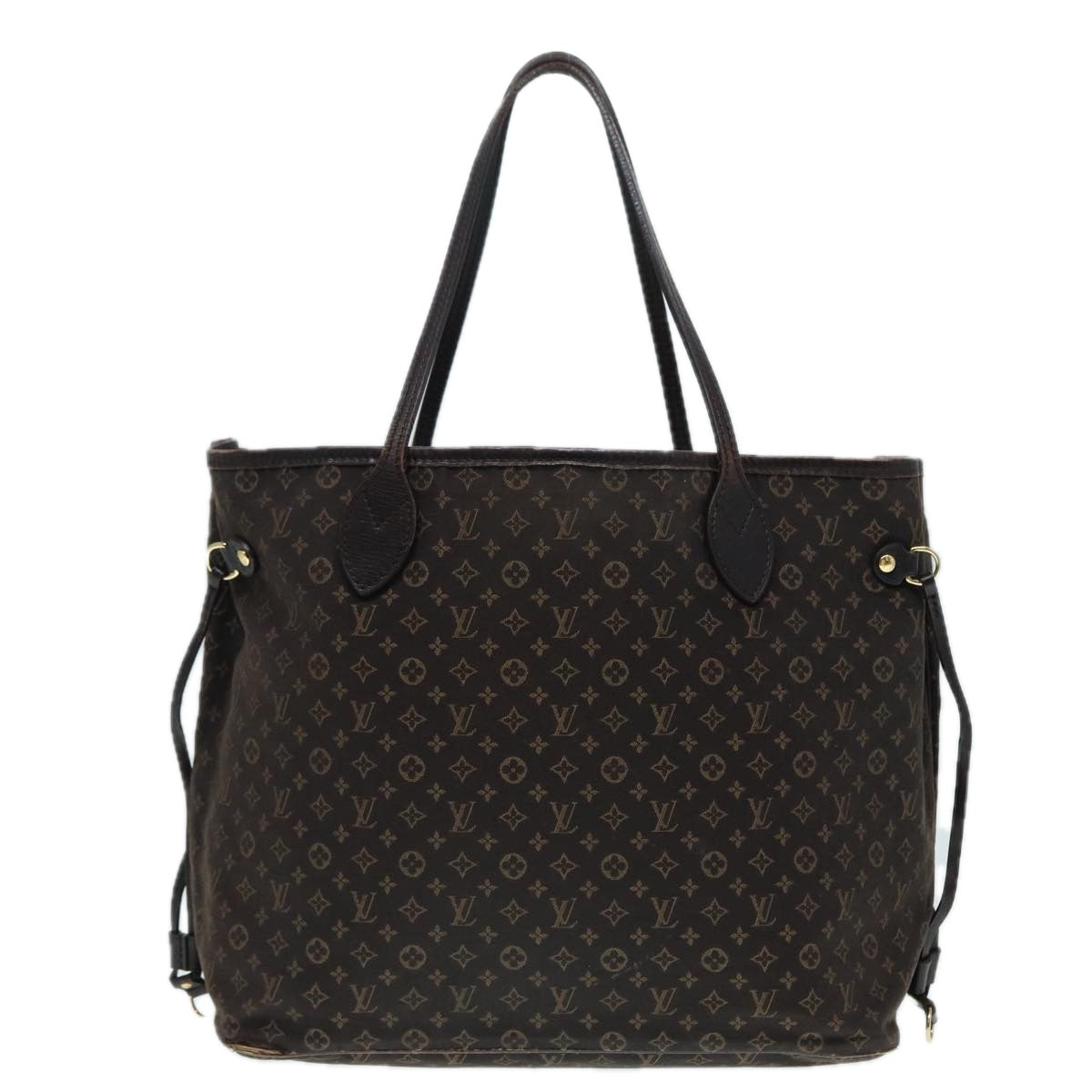 LOUIS VUITTON Monogram Idylle Neverfull MM Tote Bag Brown M40513 LV yk14576