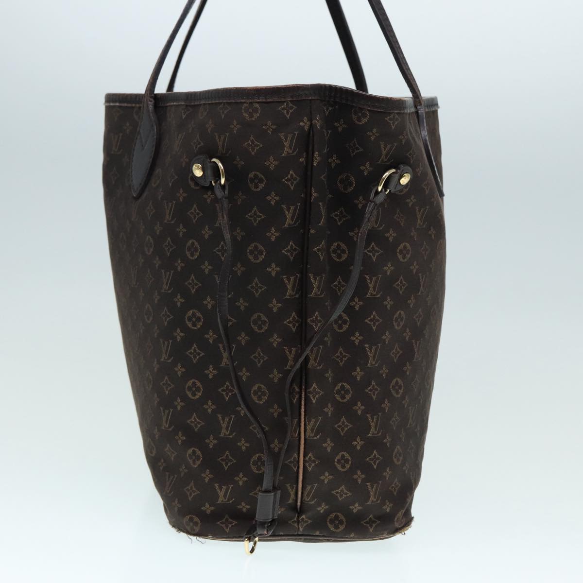 LOUIS VUITTON Monogram Idylle Neverfull MM Tote Bag Brown M40513 LV yk14576