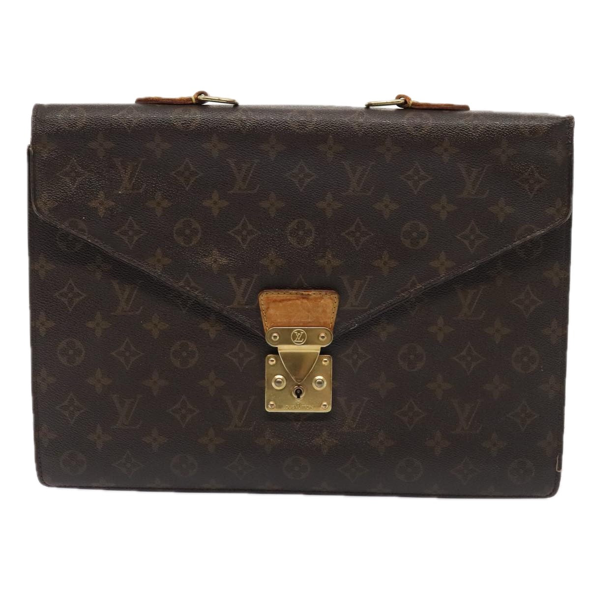 LOUIS VUITTON Monogram Serviette Conseiller Briefcase M53331 LV yk14587