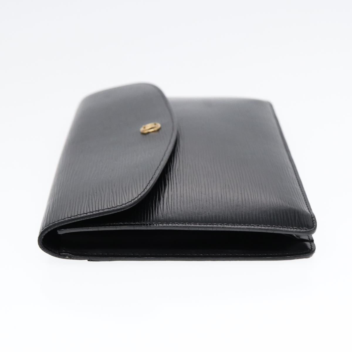 LOUIS VUITTON Epi Montaigne 27 Clutch Bag Black M52652 LV yk14592