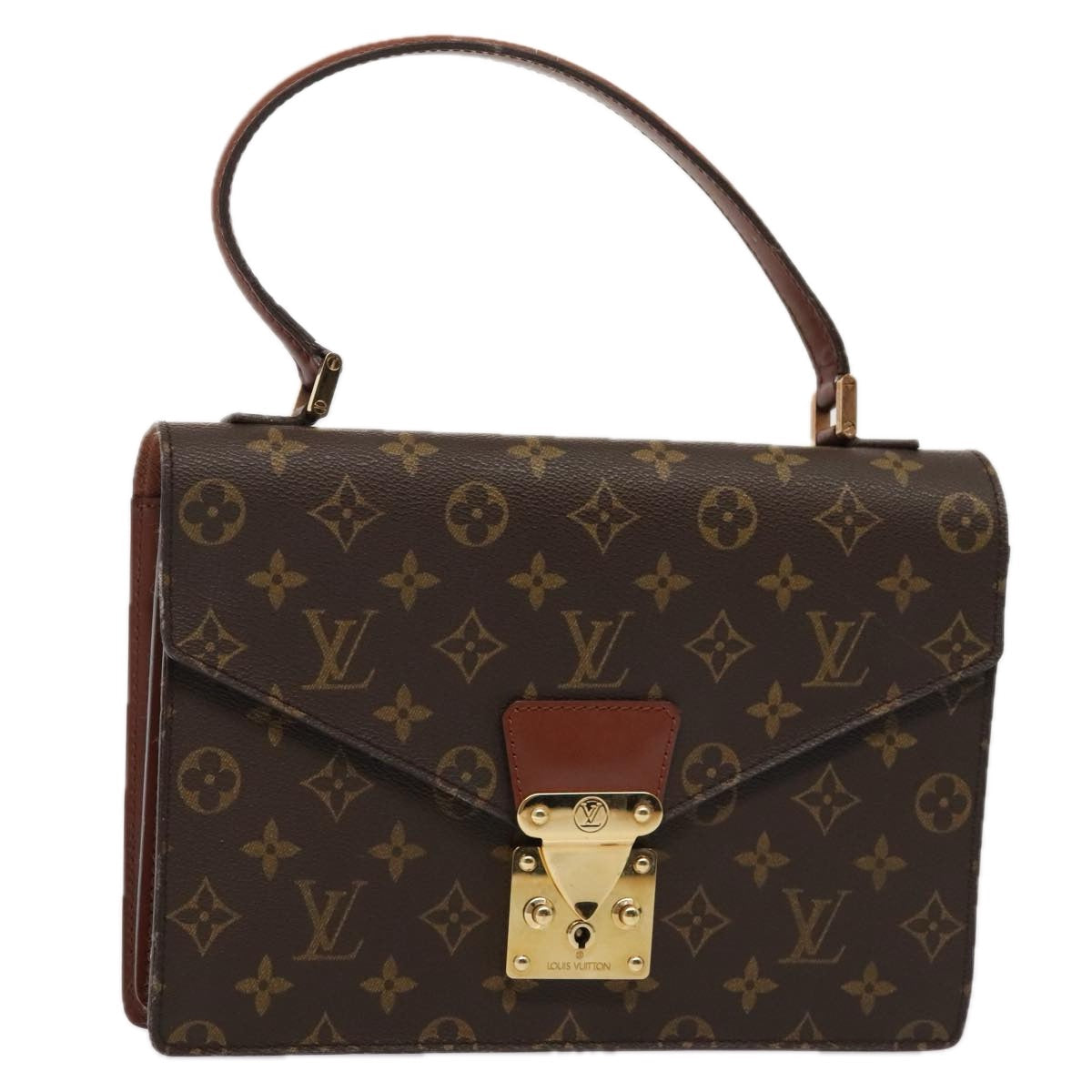 LOUIS VUITTON Monogram Concorde Hand Bag M51190 LV yk14595