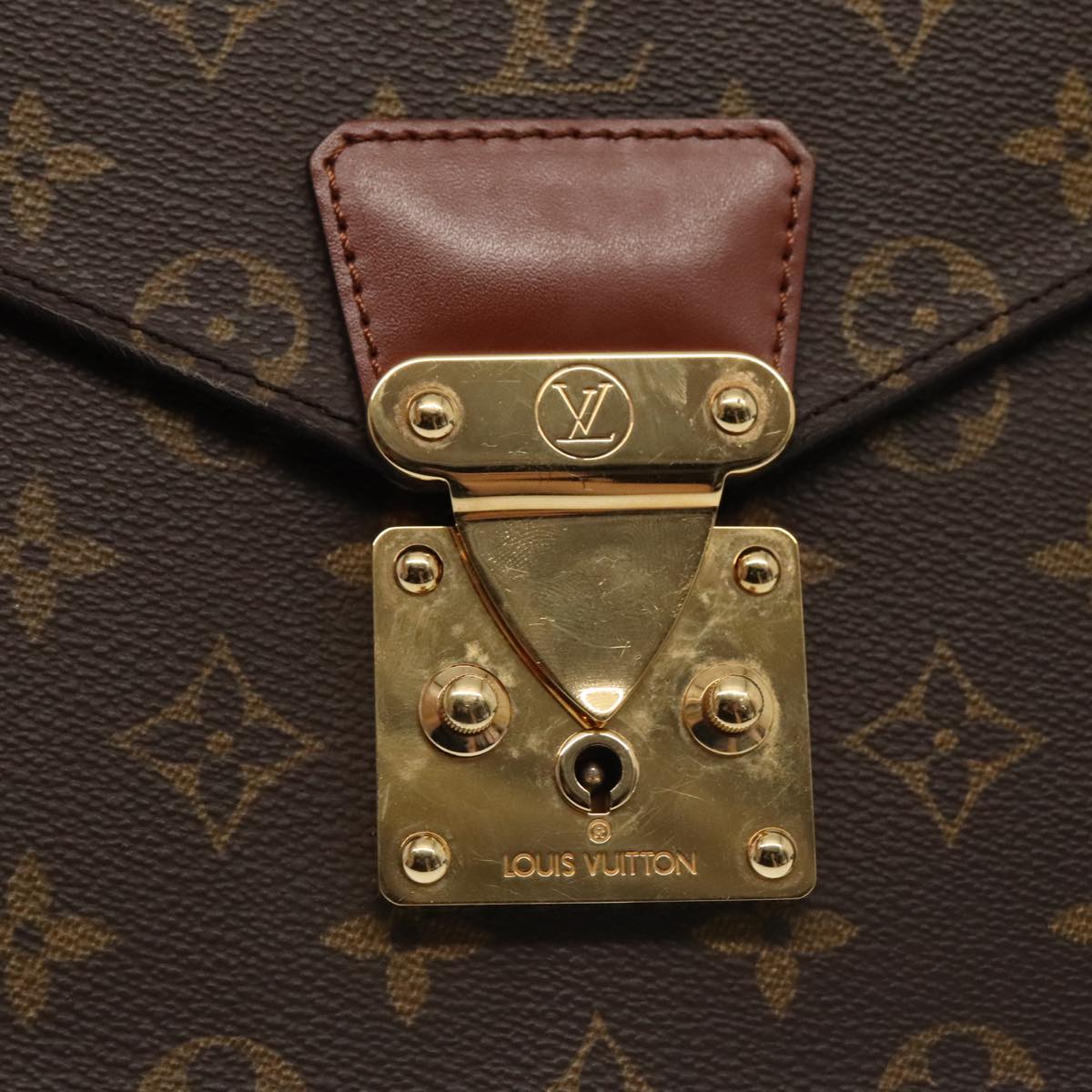LOUIS VUITTON Monogram Concorde Hand Bag M51190 LV yk14595