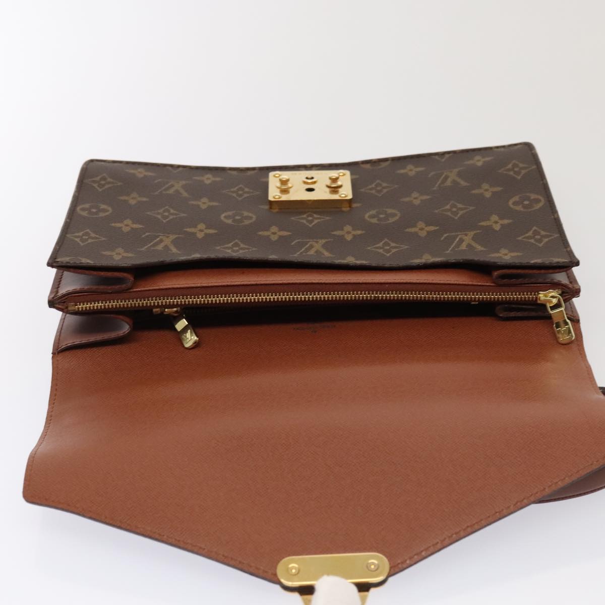 LOUIS VUITTON Monogram Concorde Hand Bag M51190 LV yk14595