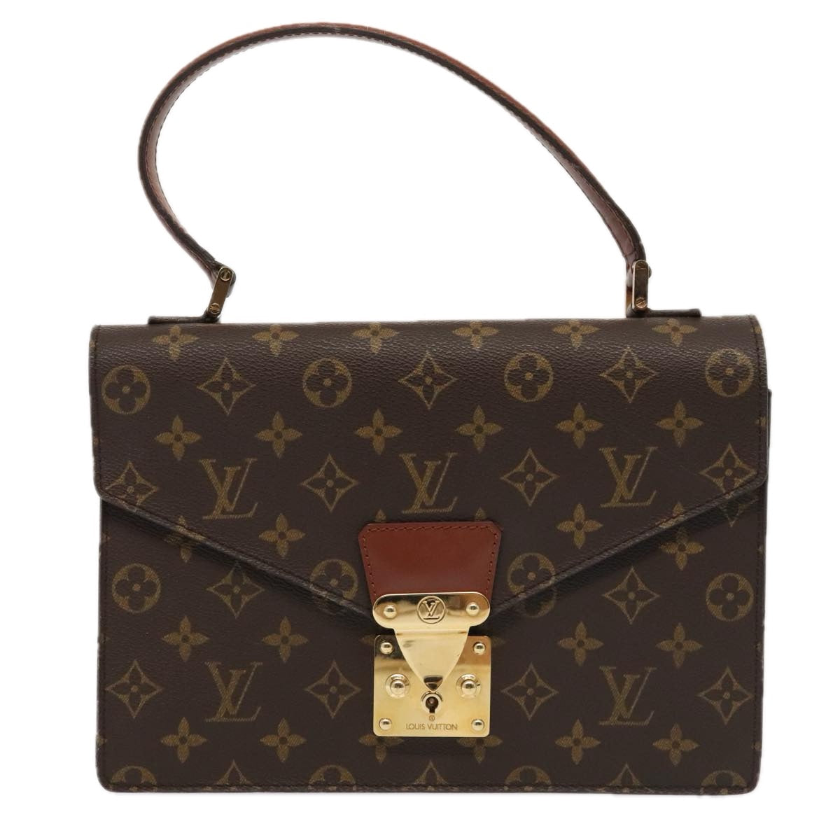 LOUIS VUITTON Monogram Concorde Hand Bag M51190 LV yk14595