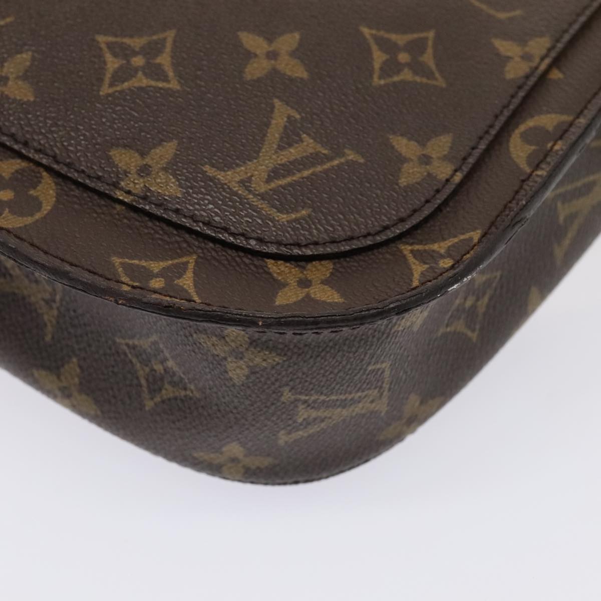 LOUIS VUITTON Monogram Saint Cloud GM Shoulder Bag M51242 LV yk14597