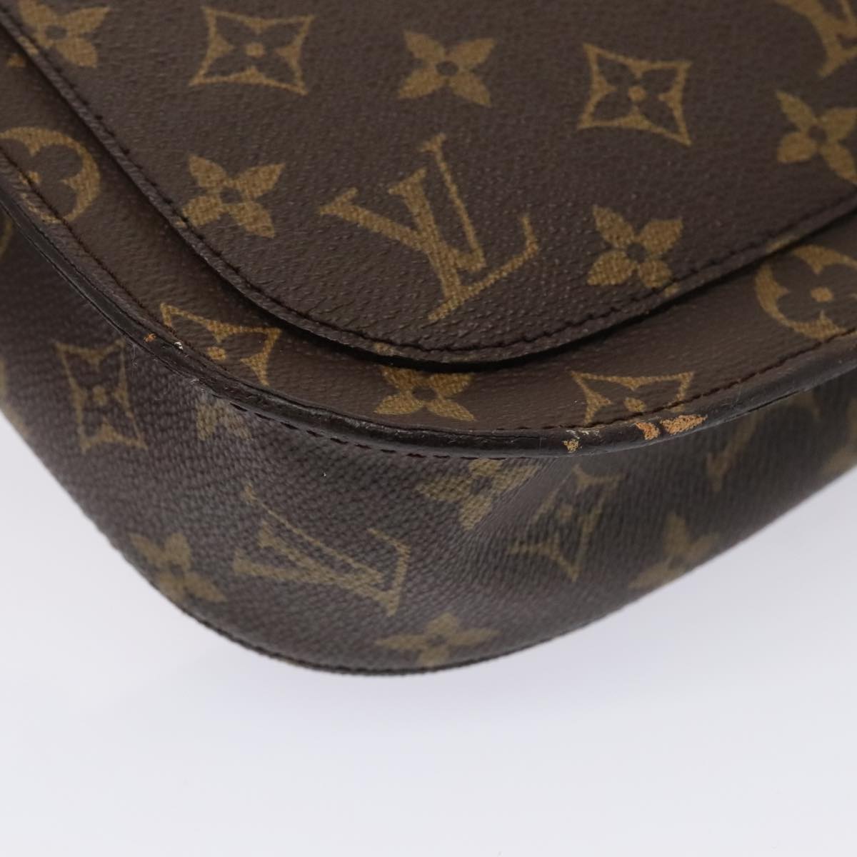 LOUIS VUITTON Monogram Saint Cloud GM Shoulder Bag M51242 LV yk14597
