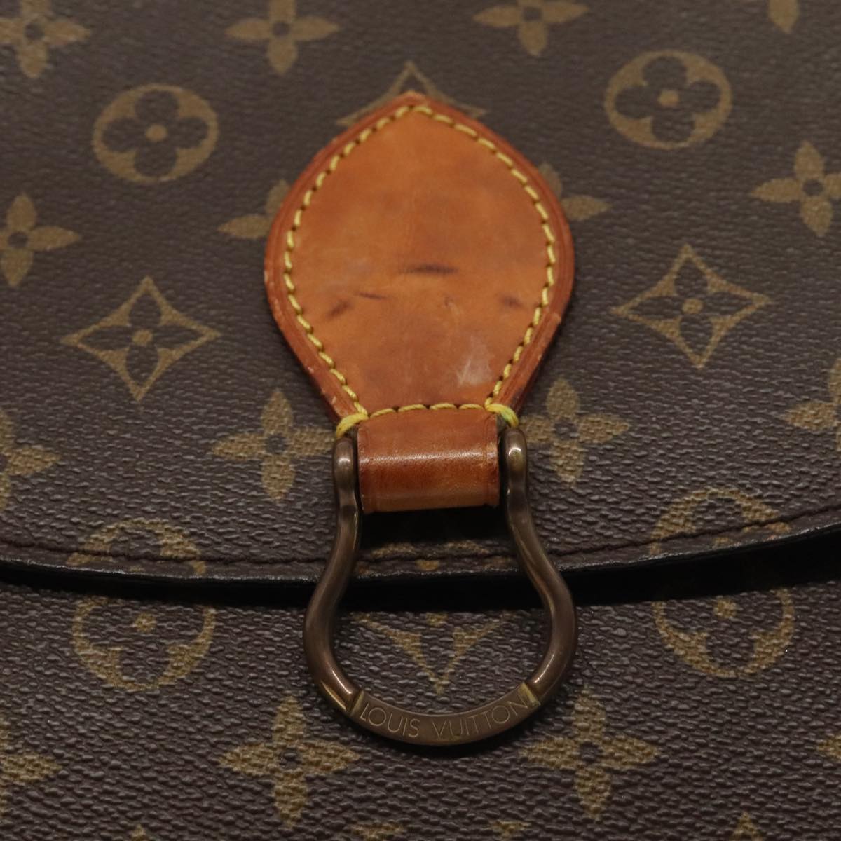 LOUIS VUITTON Monogram Saint Cloud GM Shoulder Bag M51242 LV yk14597