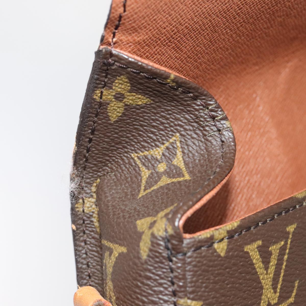 LOUIS VUITTON Monogram Saint Cloud GM Shoulder Bag M51242 LV yk14597