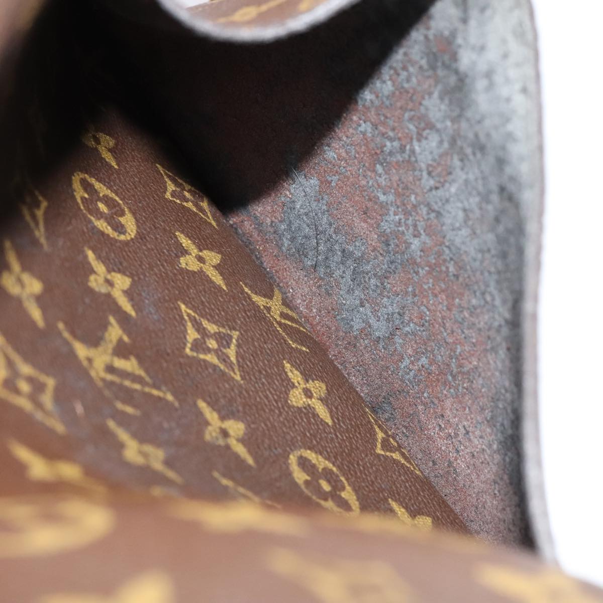 LOUIS VUITTON Monogram Saint Cloud GM Shoulder Bag M51242 LV yk14597