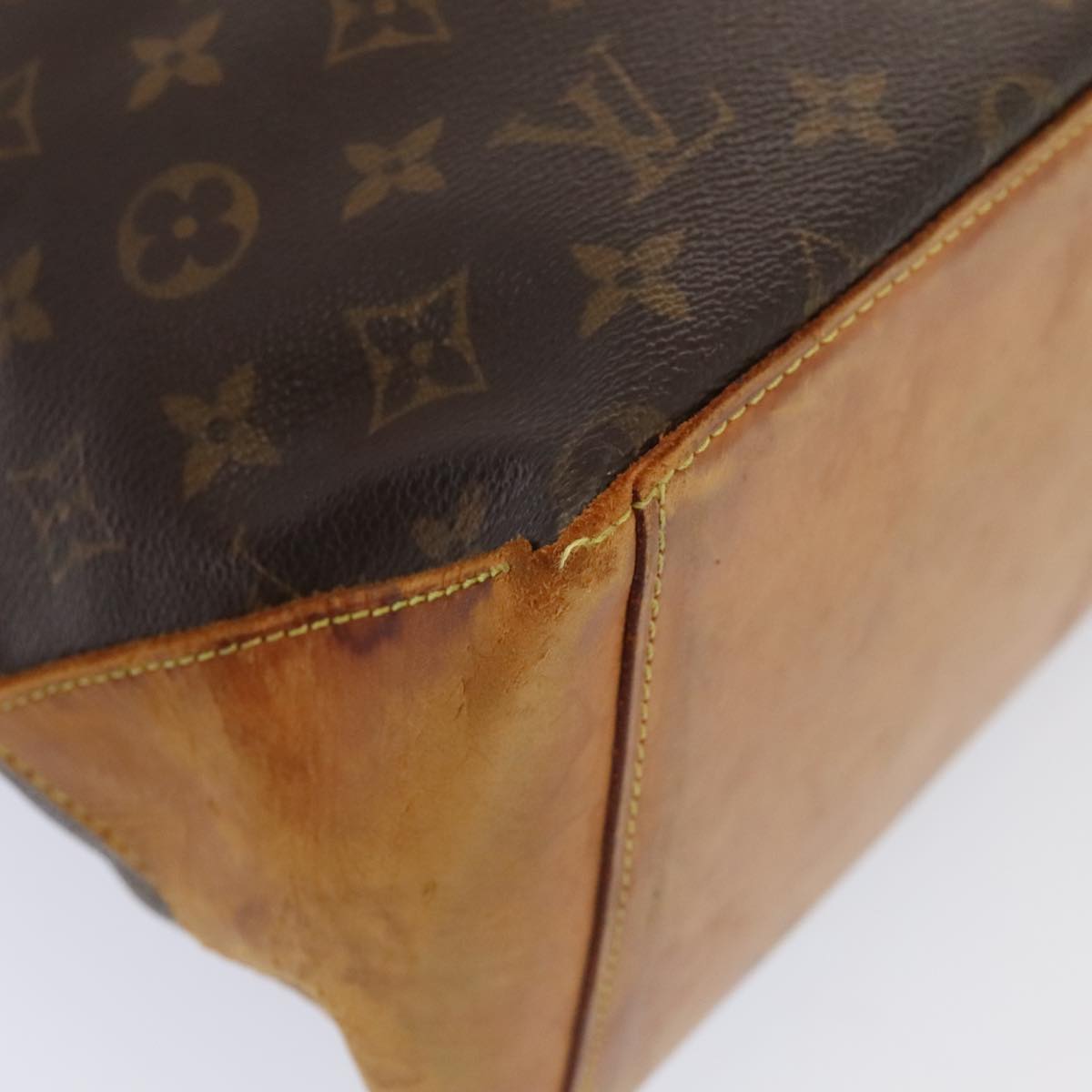 LOUIS VUITTON Monogram Cabas Mezzo Tote Bag M51151 LV yk14616