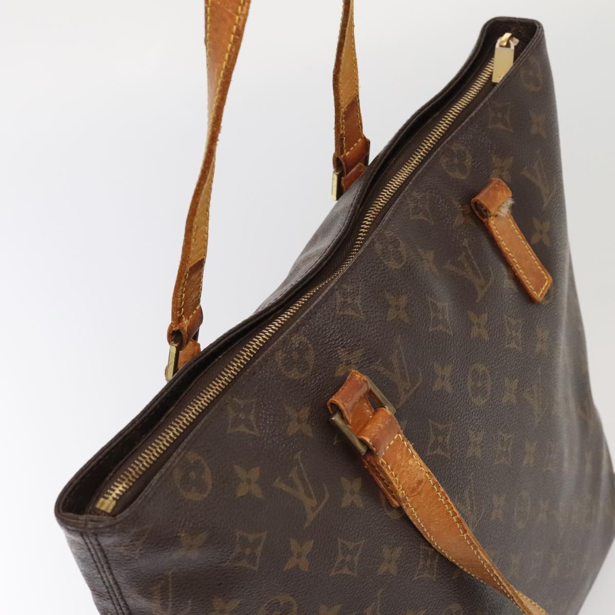 LOUIS VUITTON Monogram Cabas Mezzo Tote Bag M51151 LV yk14616