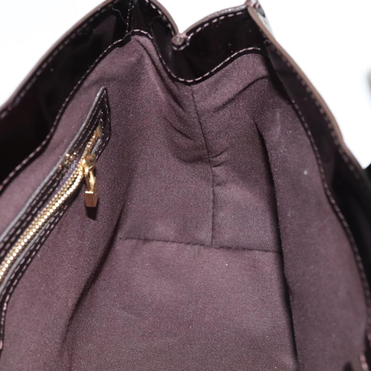 LOUIS VUITTON Monogram Vernis Wilshire PM Hand Bag Amarante M93641 yk14619