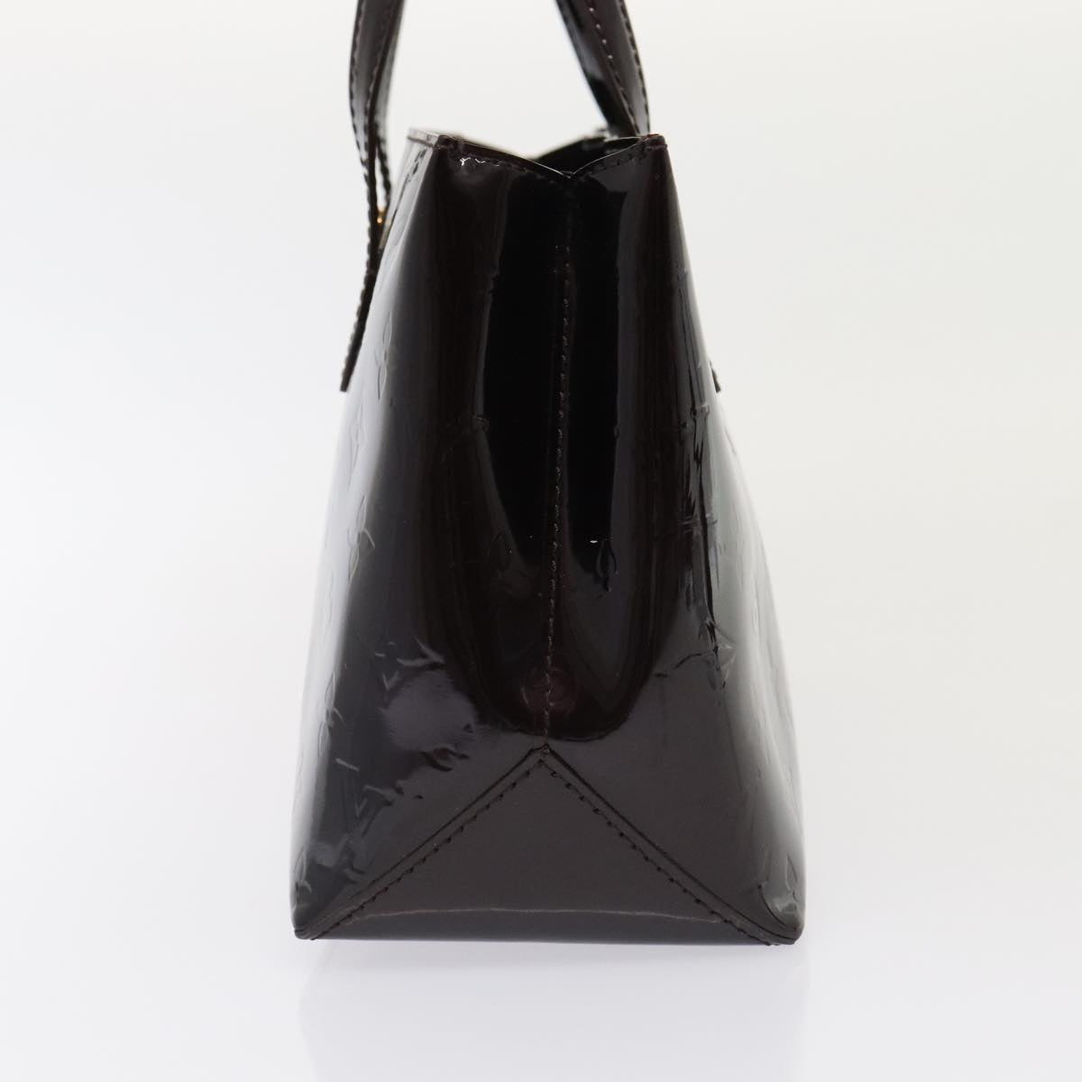 LOUIS VUITTON Monogram Vernis Wilshire PM Hand Bag Amarante M93641 yk14619
