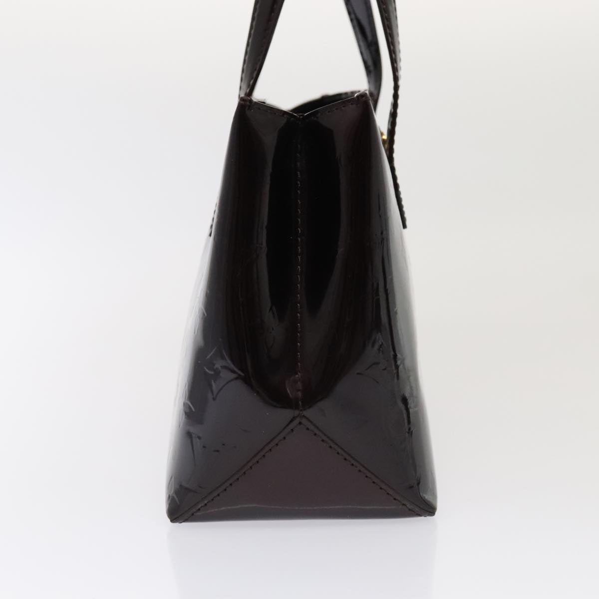 LOUIS VUITTON Monogram Vernis Wilshire PM Hand Bag Amarante M93641 yk14619