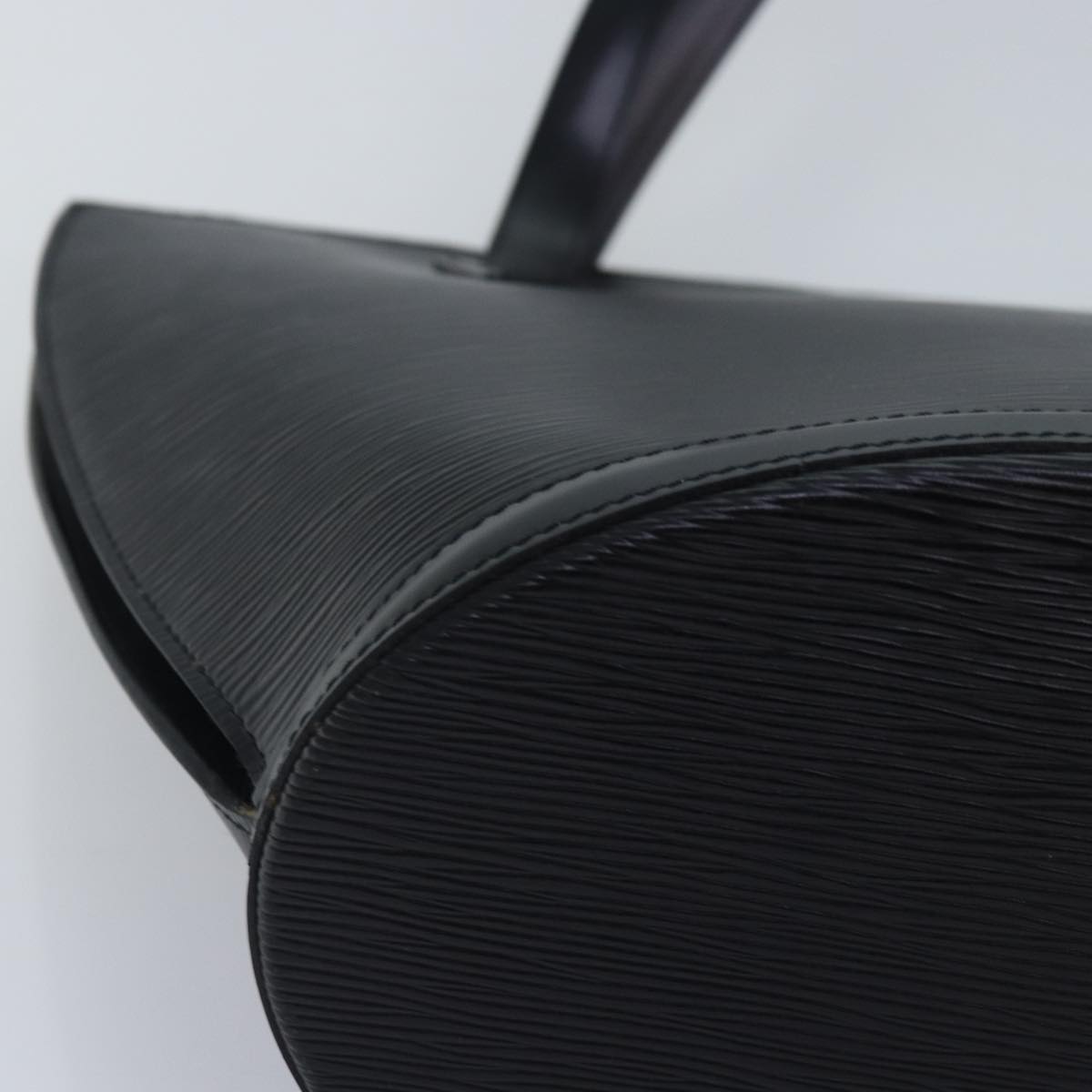 LOUIS VUITTON Epi Saint Jacques Shopping Shoulder Bag Black M52272 yk14620