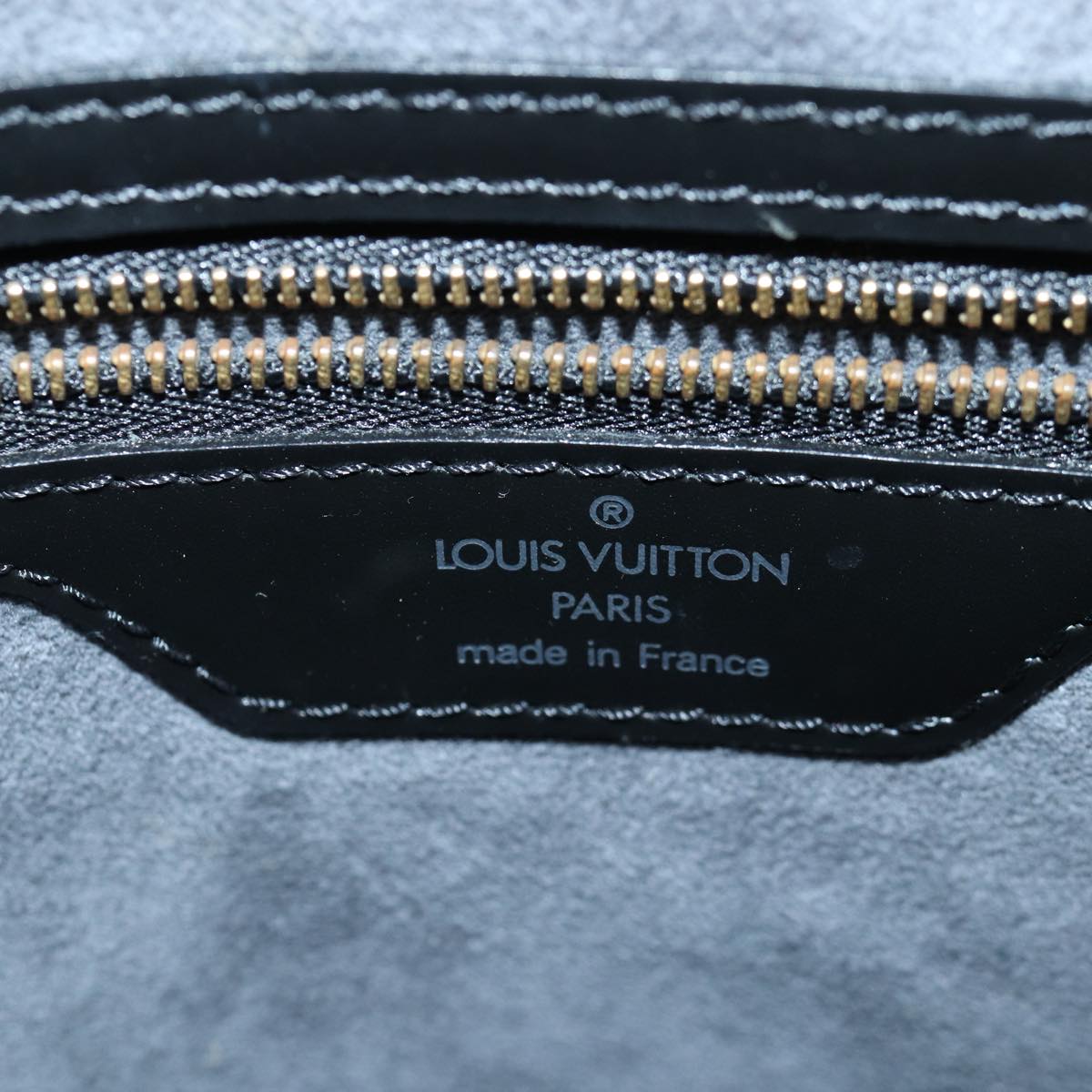 LOUIS VUITTON Epi Saint Jacques Shopping Shoulder Bag Black M52272 yk14620
