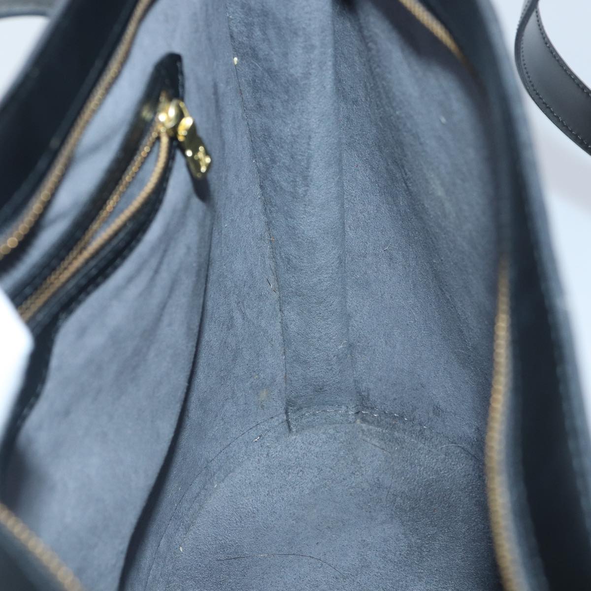 LOUIS VUITTON Epi Saint Jacques Shopping Shoulder Bag Black M52272 yk14620