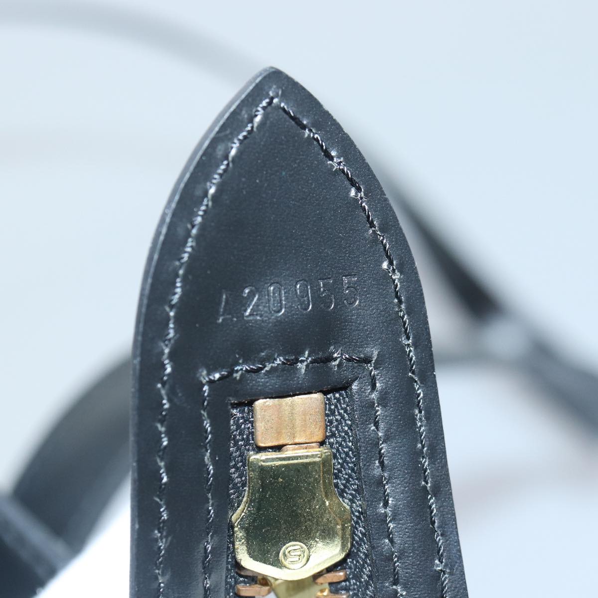 LOUIS VUITTON Epi Saint Jacques Shopping Shoulder Bag Black M52272 yk14620