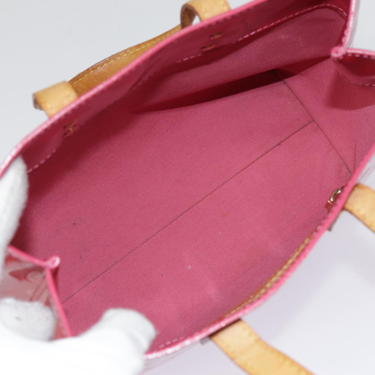 LOUIS VUITTON Monogram Vernis Reade PM Hand Bag Fran Boise M9132F yk14622