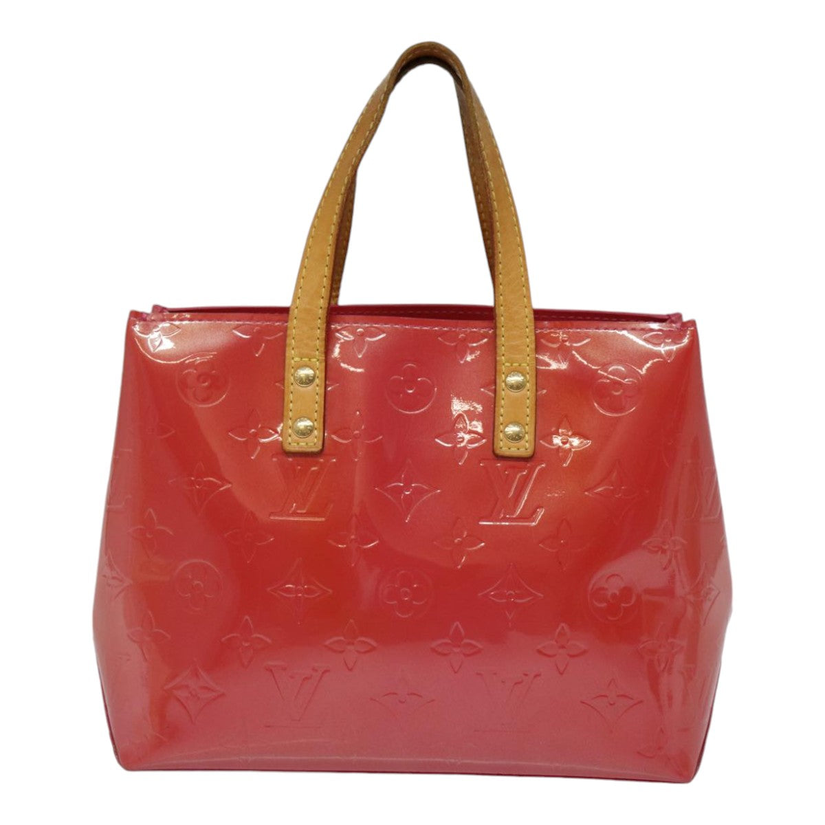 LOUIS VUITTON Monogram Vernis Reade PM Hand Bag Fran Boise M9132F yk14622