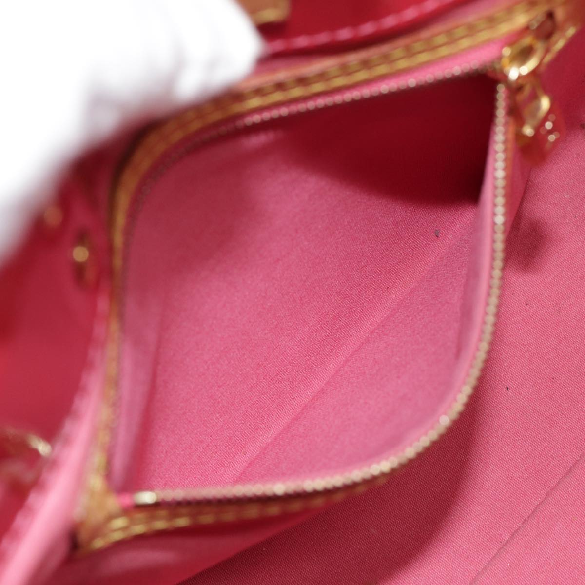 LOUIS VUITTON Monogram Vernis Reade PM Hand Bag Fran Boise M9132F yk14622