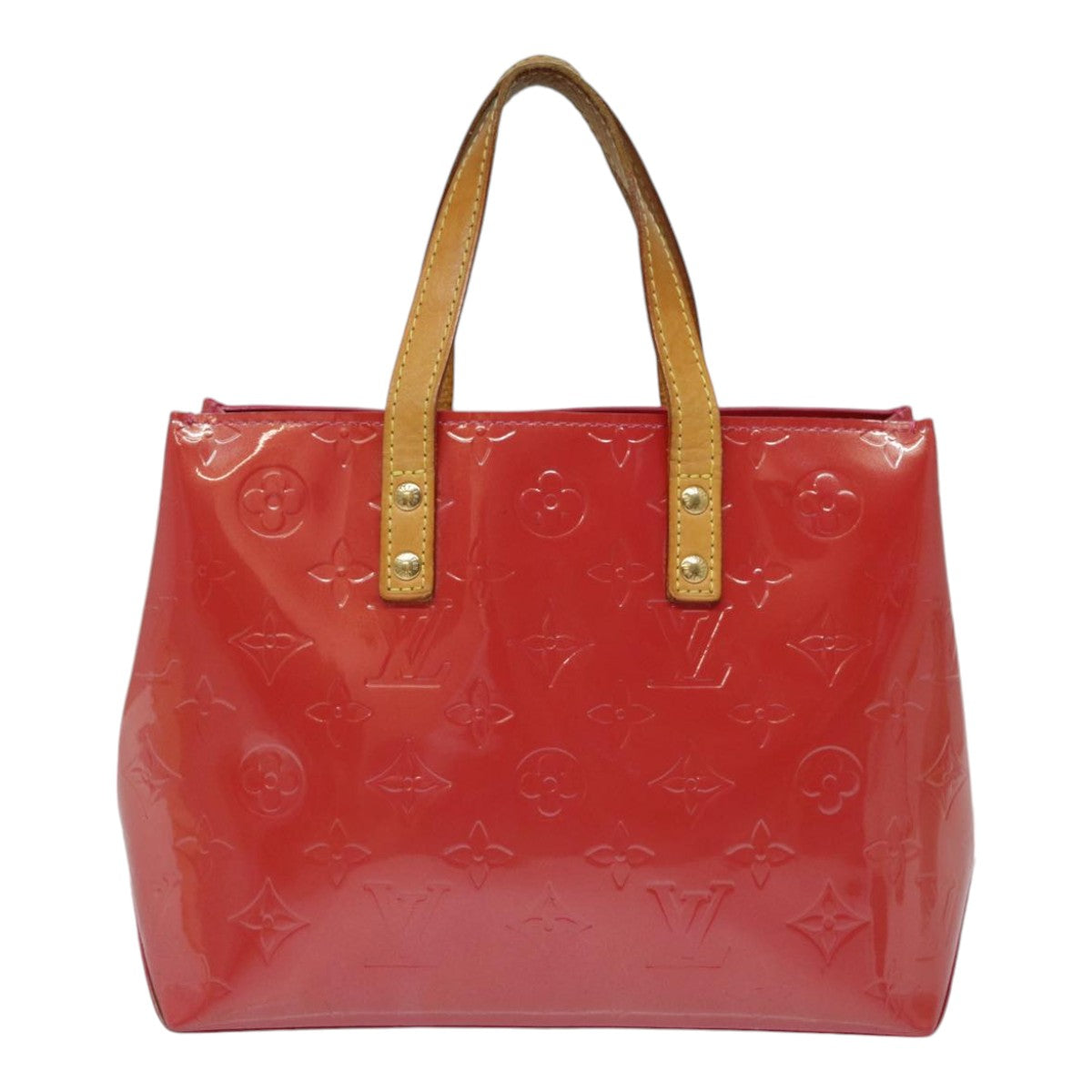 LOUIS VUITTON Monogram Vernis Reade PM Hand Bag Fran Boise M9132F yk14622