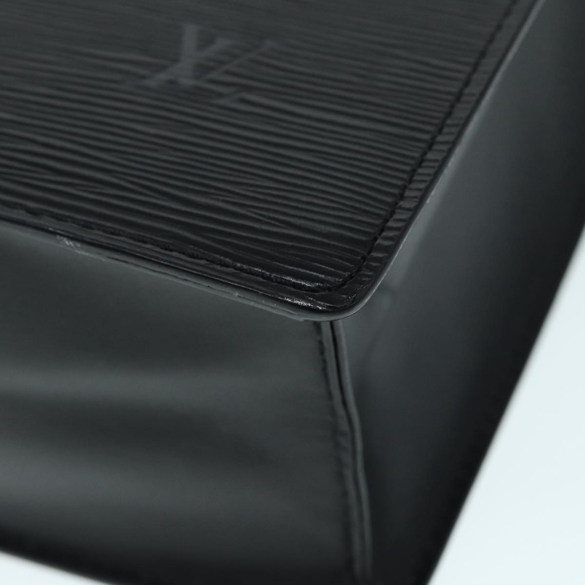 LOUIS VUITTON Epi Sac Plat Hand Bag Black M59082 LV yk14625