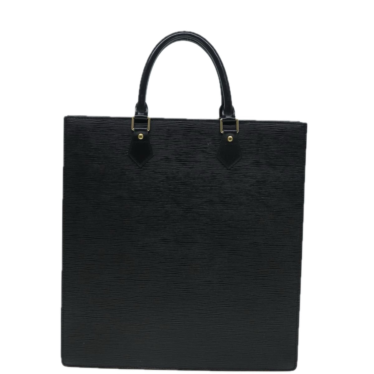 LOUIS VUITTON Epi Sac Plat Hand Bag Black M59082 LV yk14625
