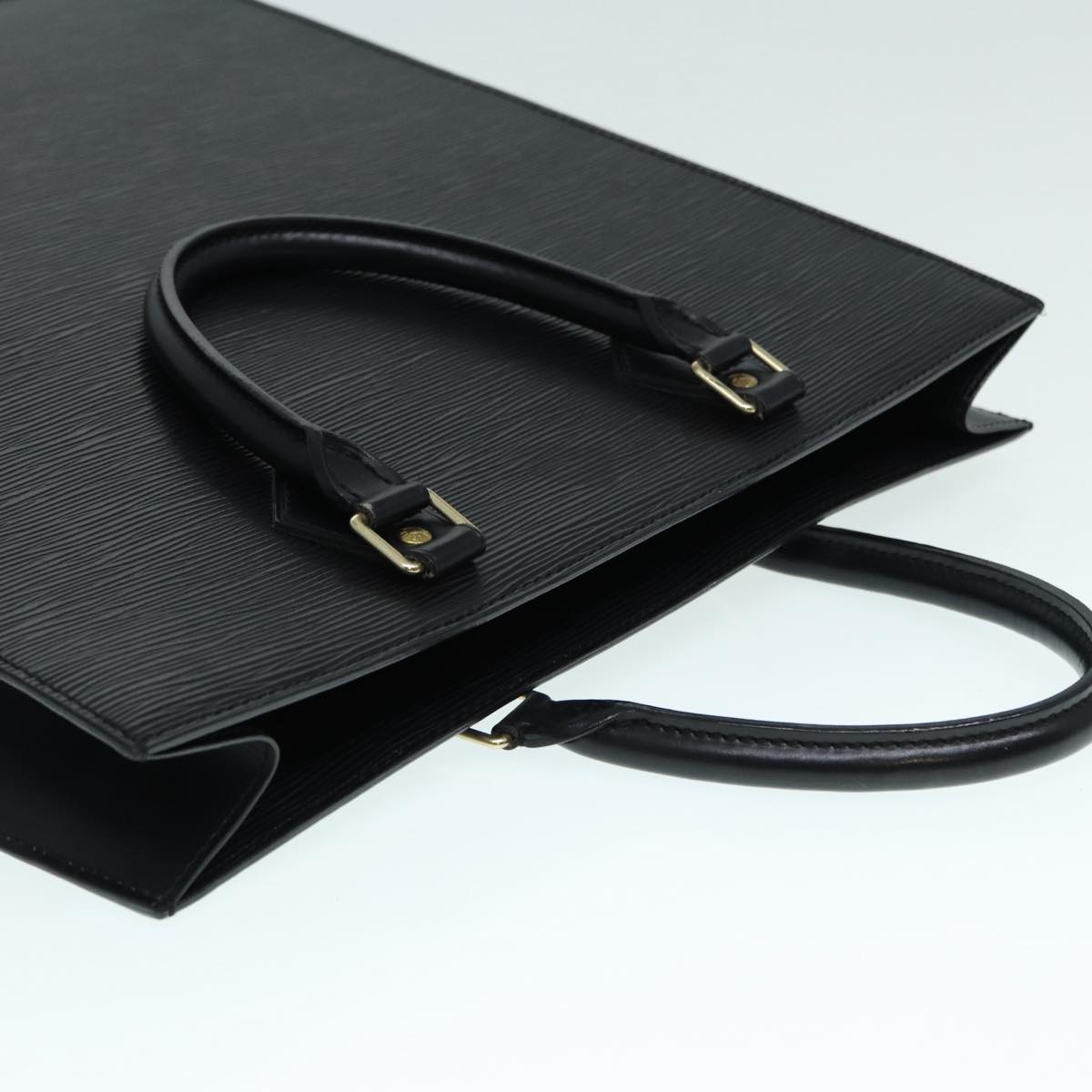 LOUIS VUITTON Epi Sac Plat Hand Bag Black M59082 LV yk14625