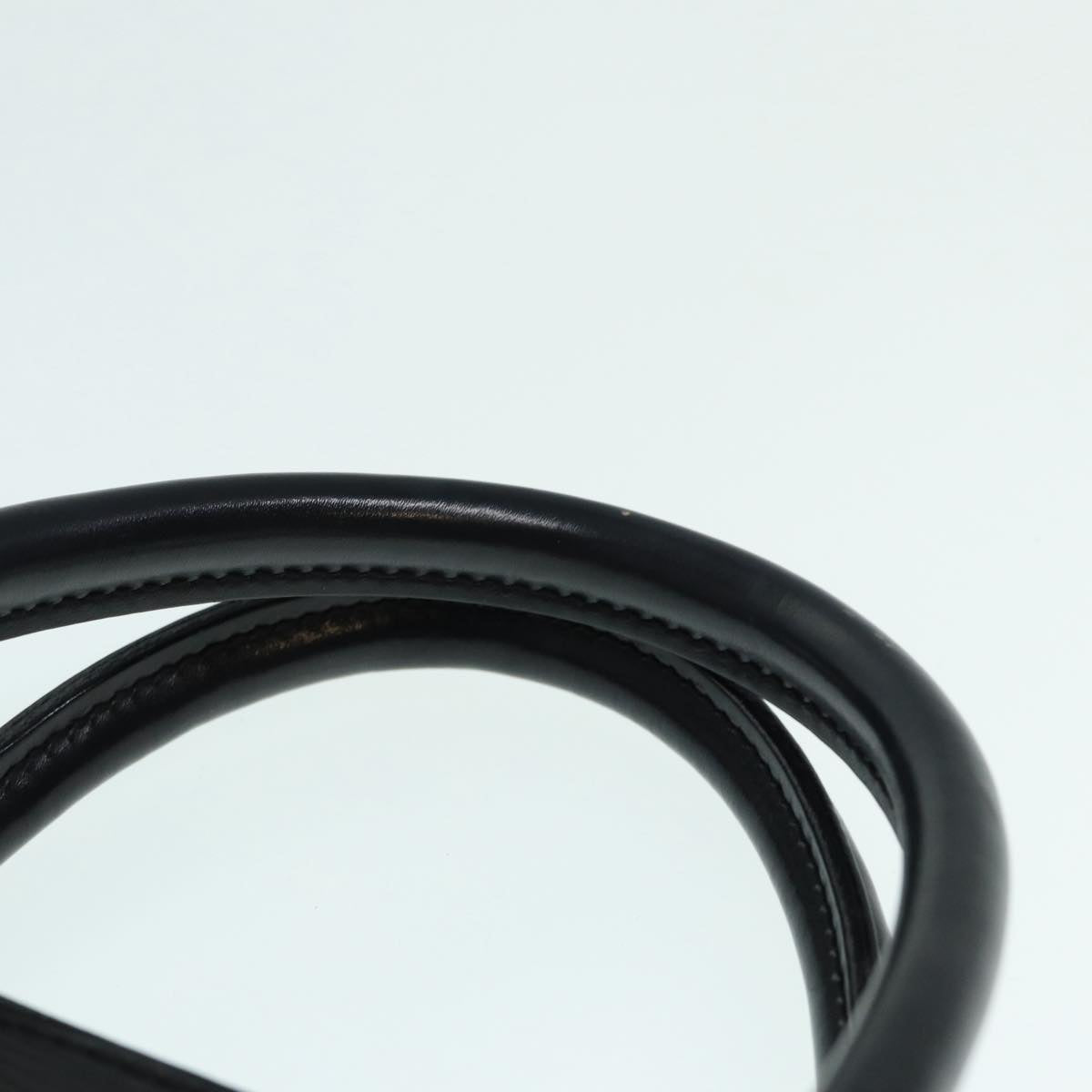 LOUIS VUITTON Epi Sac Plat Hand Bag Black M59082 LV yk14625