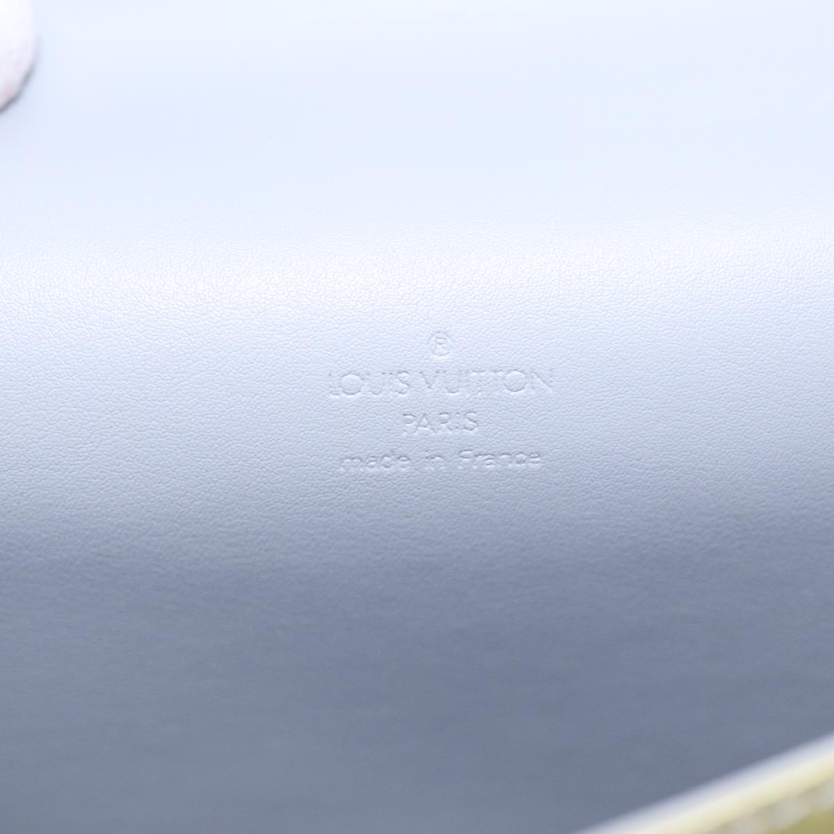 LOUIS VUITTON Monogram Vernis Spring Street Hand Bag Gris M91029 LV yk14630