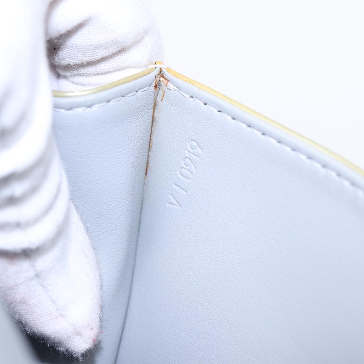 LOUIS VUITTON Monogram Vernis Spring Street Hand Bag Gris M91029 LV yk14630
